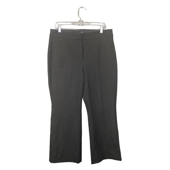 J.Crew. Pants Women 12 Black Trousers Classic Career Work Office Kelsey NWT - Picture 1 of 10